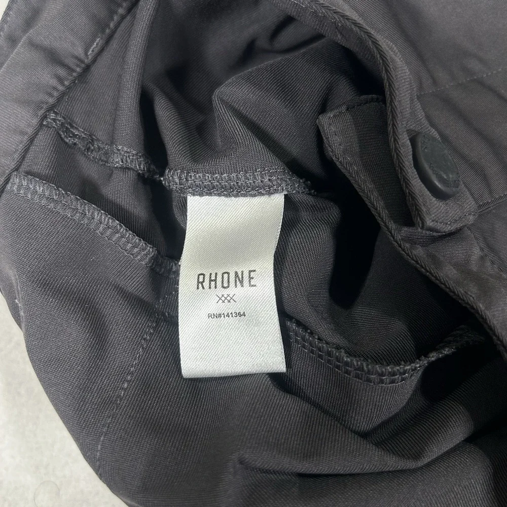 Rhone Commuter Pants Classic Fit Mens Performance Stretch Chinos Size 34x29 Gray - Picture 5 of 6